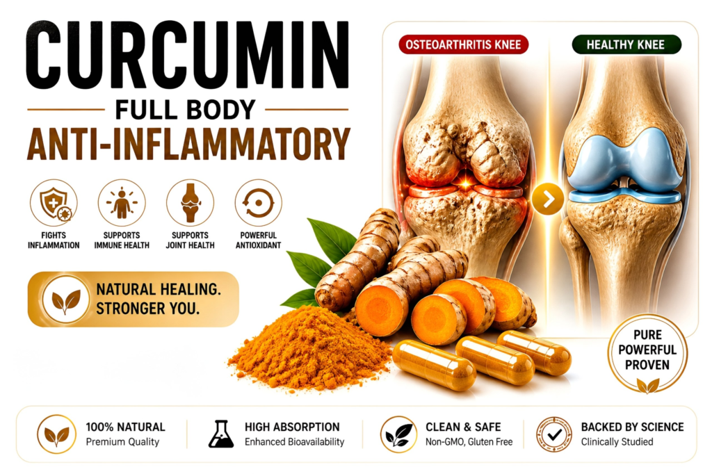 12 Best Supplement for Knee Osteoarthritis (2026 Evidence-Based Guide – Human Clinical Trials) Image 31 1024x682