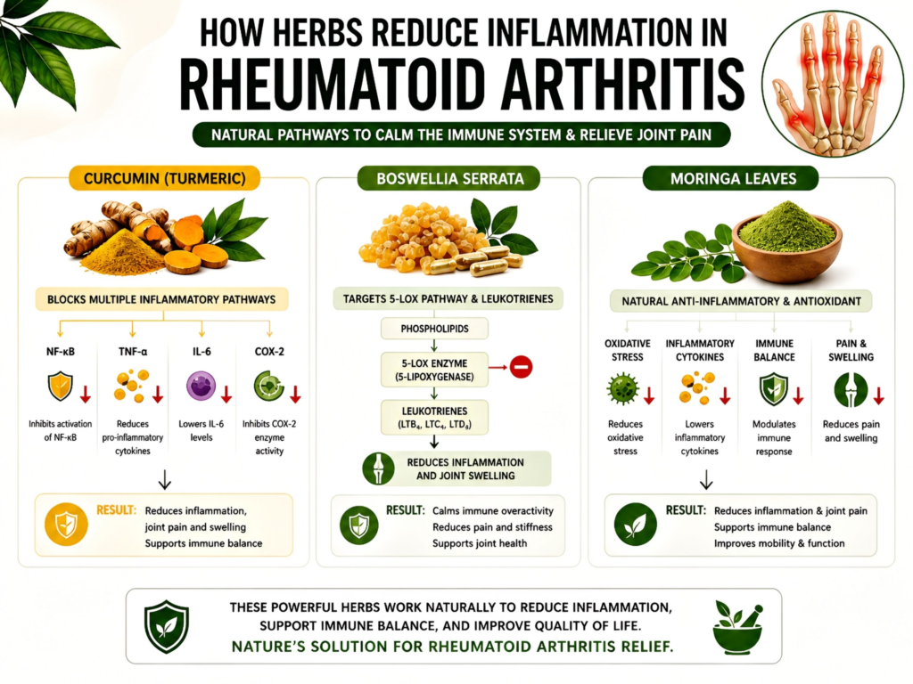 7 Best Herbs for Rheumatoid Arthritis (2026 Evidence-Based Natural Relief Guide) Image 12 1024x768