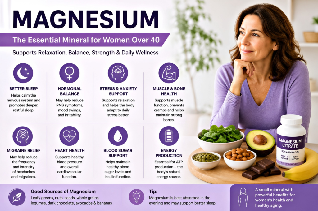 Best Supplements for Women Over 40 (2026 Evidence-Based Guide to Healthy Aging) image