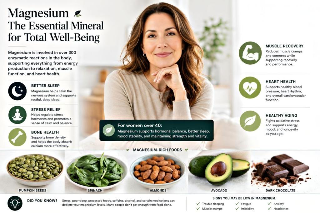 10 science-backed magnesium benefits for women over 40